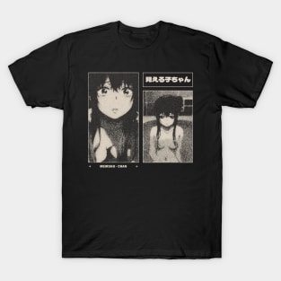 Meiruko Chan Gloomy Halftone Fanart Design T-Shirt